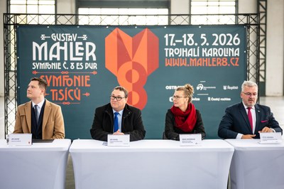 Tisková konference k projektu Mahler 8. Foto: Lukáš Kaboň
