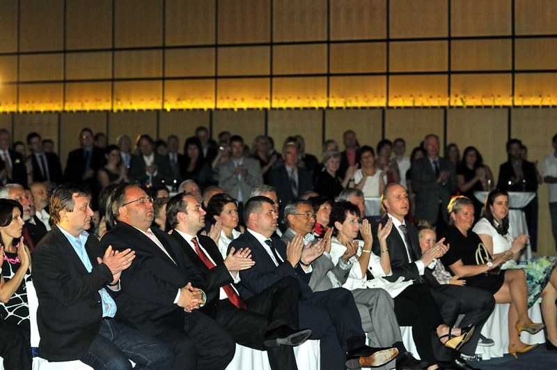 Zaplněné sály Diamant a Saphire 