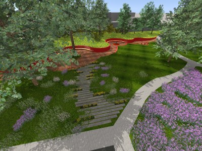 Vizualizace budoucí podoby zámeckého parku. Autor: Ivan Tacheczy