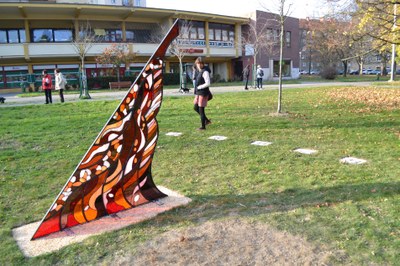 Sluneční hodiny na Havlíčkově náměstí. Foto: René Stejskal