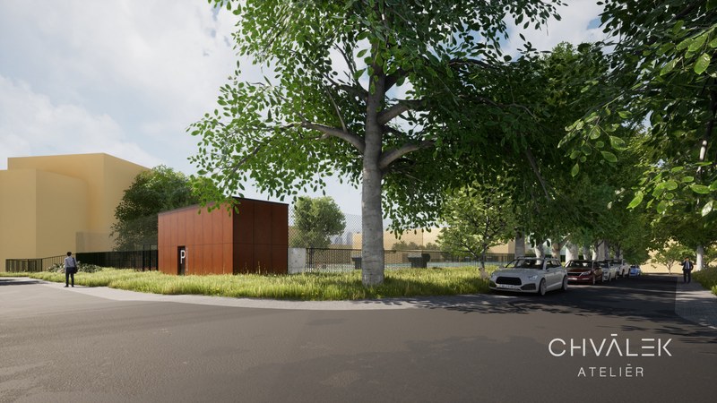Parkovací dům Budovatelská přinese nových 116 parkovacích stání