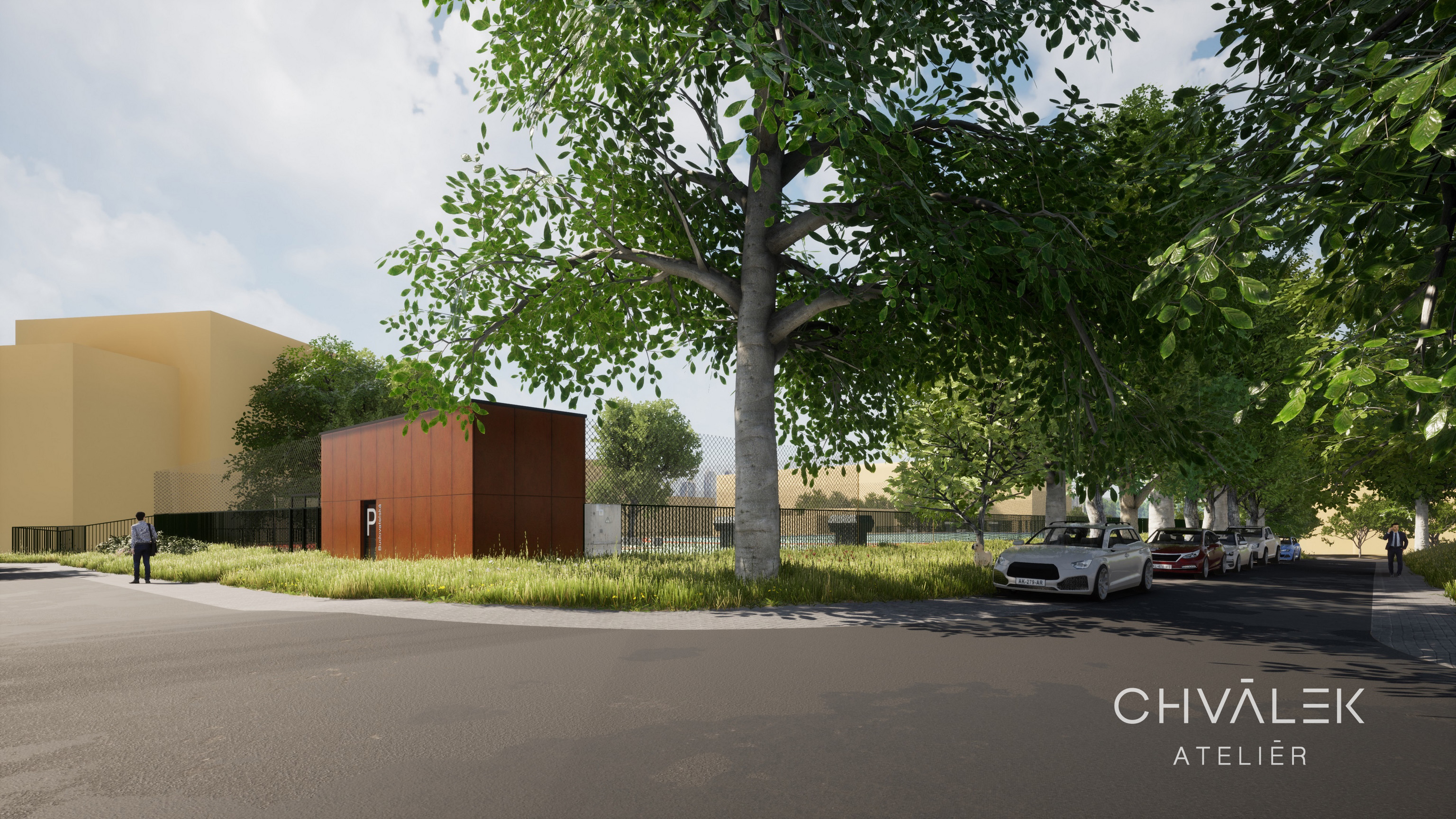 Parkovací dům Budovatelská přinese nových 116 parkovacích stání