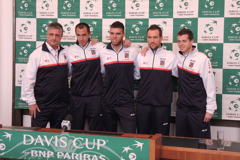 Zleva Navrátil, Rosol, Veselý, Mertl, Pavlásek.