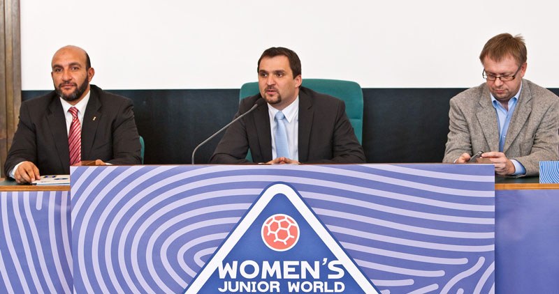 Zleva A. El Sayed, M. Štěpánek a J. Chvalný