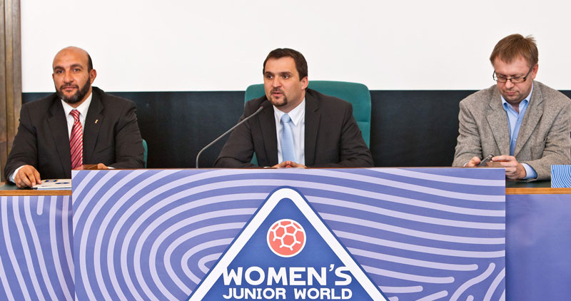 Zleva A. El Sayed, M. Štěpánek a J. Chvalný