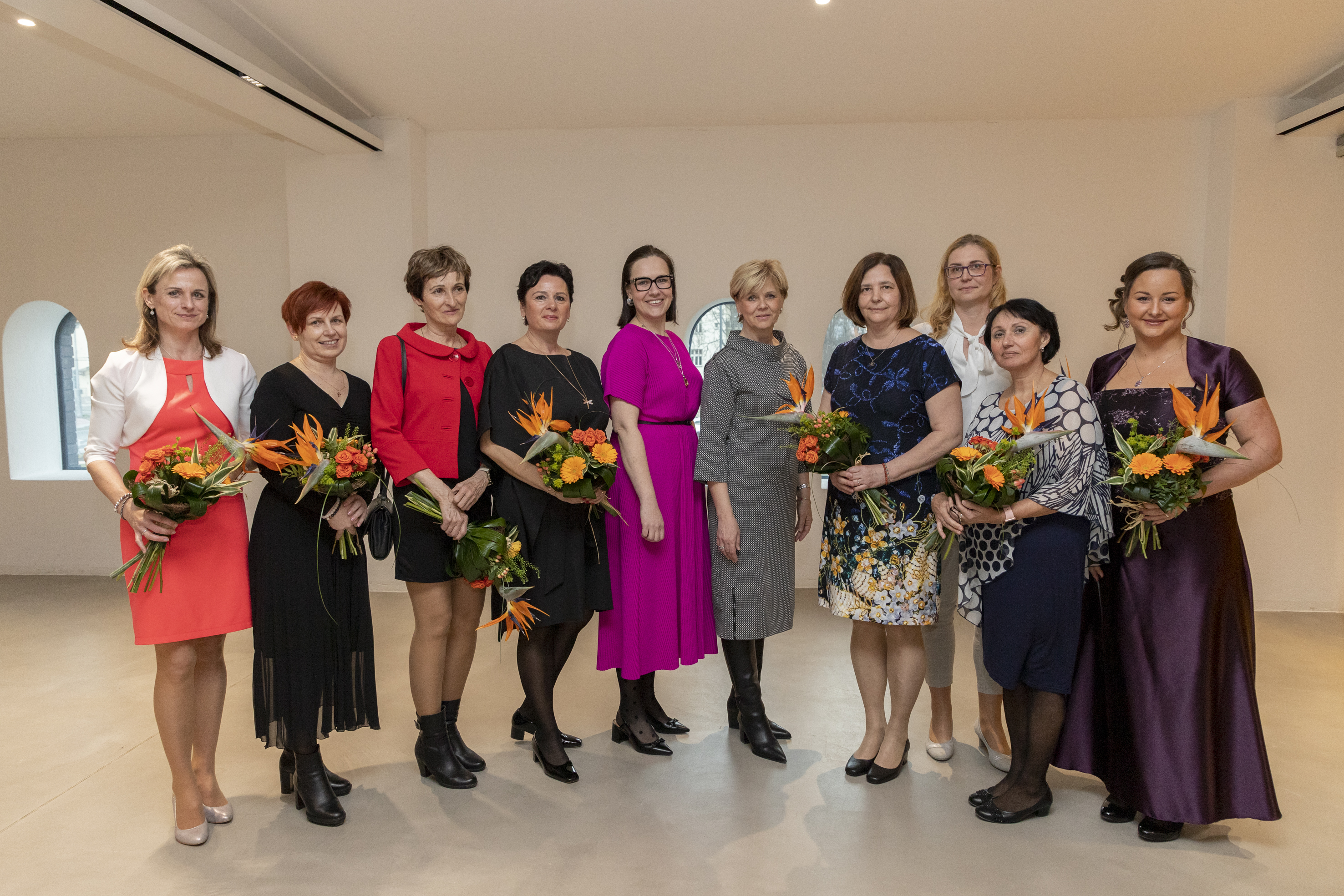 Ocenění pedagogů se s náměstkyní primátora Andreou Hoffmannovou zúčastnila první dáma Eva Pavlová. Foto: Adolf Horsinka
