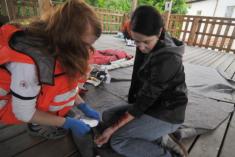 Naštěstí na Hradě byla všechna zranění jen "jako"
