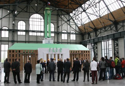 „Papírová“ radnice byla oficiálně odhalena 1. října ve 13 hodin. Foto: B. Krzyžanek