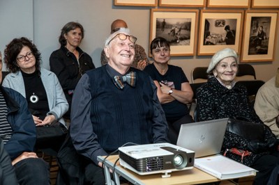 Vladimír Šlapeta ve Fiducii. Foto: Adolf Horsinka