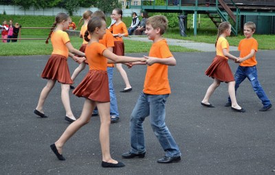 Děti z tanečního klubu SVČ Korunka. Foto: L. Vidlička