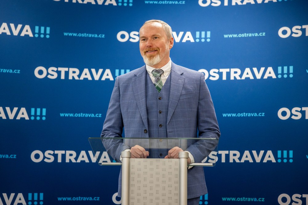 Náměstek primátora Břetislav Riger na tiskové konferenci k dopravním tématům. Ilustrační foto. Autor Jiří Zerzoň Náměstek primátora Břetislav Riger na tiskové konferenci k dopravním tématům. Ilustrační foto. Autor Jiří Zerzoň