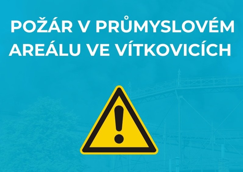 Ve Vítkovicích hořela střecha výrobní haly Ve Vítkovicích hořela střecha výrobní haly