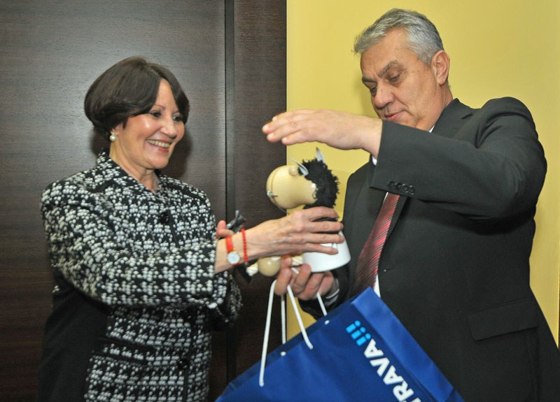 Dárek v podobě koníka, symbolu města