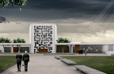 Vizualizace rekonstruované budovy krematoria. Zdroj: MMO