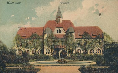 Vítkovická radnice v roce 1903. Zdroj: Úřad městského obvodu Ostrava - Vítkovice