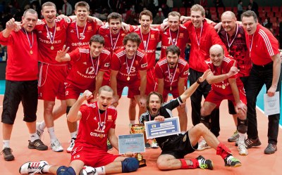 FOTO: Volejbalisté VK Ostrava, vítězové Českého poháru 2012