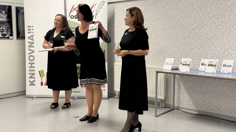 Slavnostního křtu se zhostila ředitelka Knihovny města Ostravy Irena Šťastná. Foto: KMO