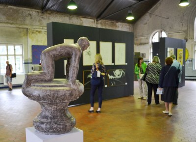 Plastika Maria Kotrby na výstavě Pořád spolu. Foto: René Stejskal