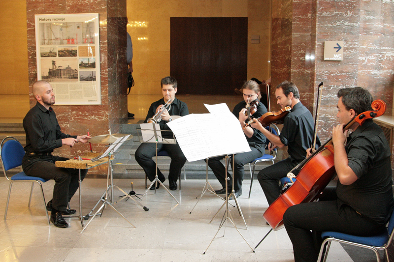 Kulturní program zajistili studenti Janáčkovy konzervatoře.