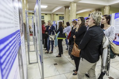 Na vernisáži výstavy Zločin a oběti v DK města Ostravy. Foto: J. Zerzoň