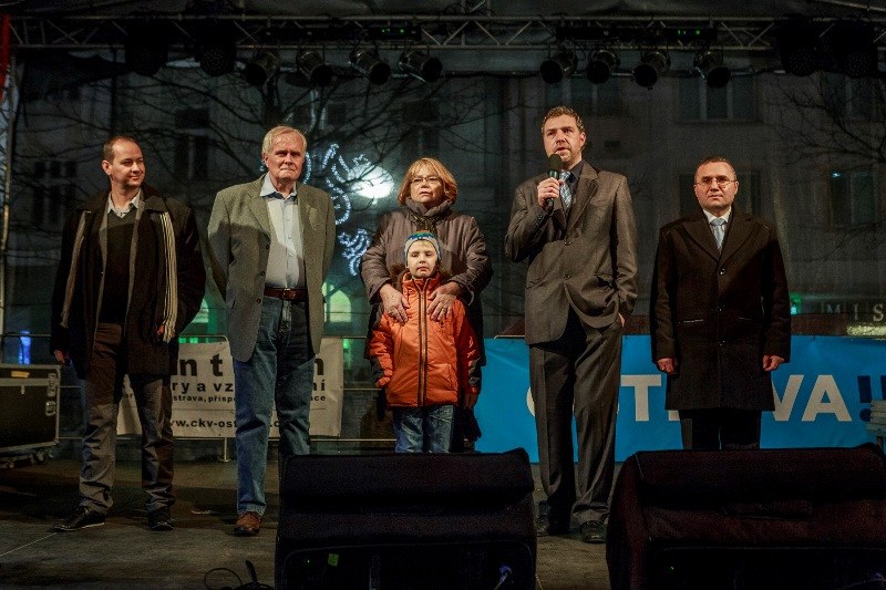 D. Majer zve na výstavu při vánočních trzích.