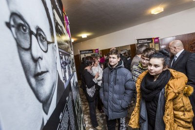 Výstava o historii Ostravy měla svou premiéru v kulturním domě v Petřkovicích. foto: Jiří Zerzoň