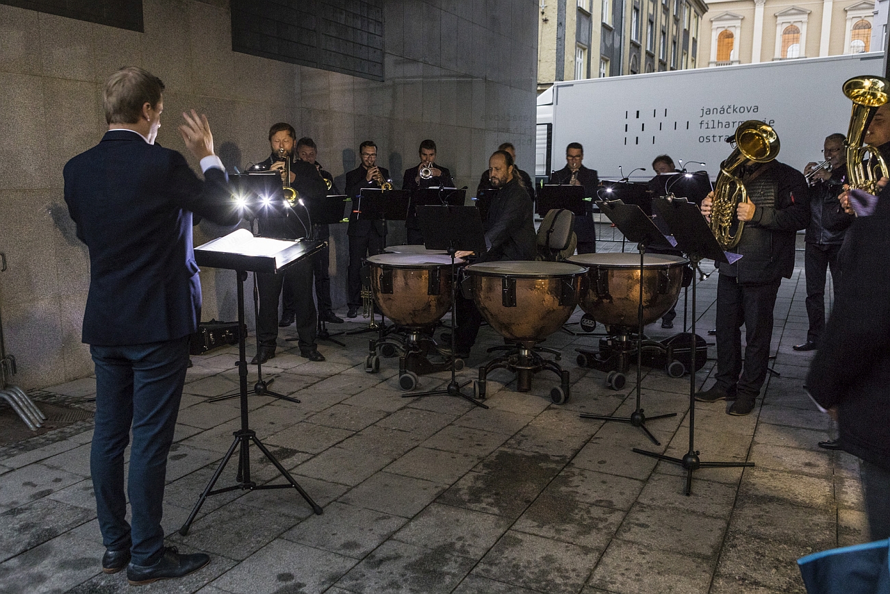 Slavnostní atmosféru zahájení podtrhlo hudební vystoupení členů Janáčkovy filharmonie.