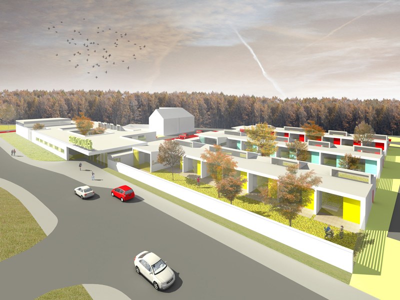 Vizualizace budoucí podoby komunitního centra