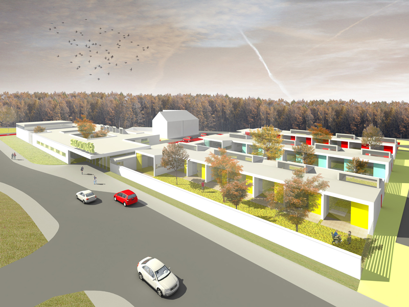 Vizualizace budoucí podoby komunitního centra