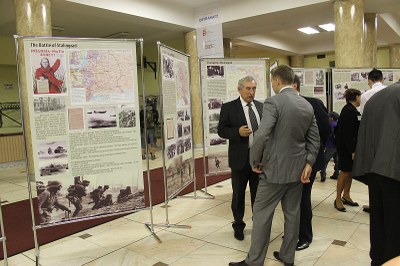 FOTO: Po zahájení vernisáže výstavy. Snímek: Ľubomíra Honíšková