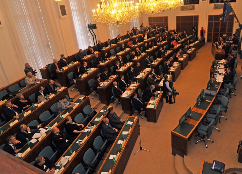 Zastupitelstvo města Ostravy při svém zasedání. Foto: J. Urban