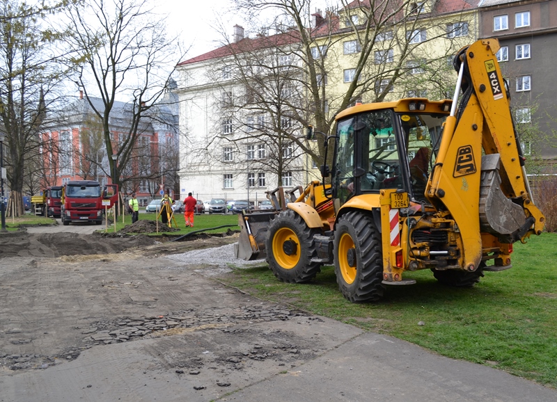 V Parku československých letců začala rekonstrukce. Foto: René Stejskal 
