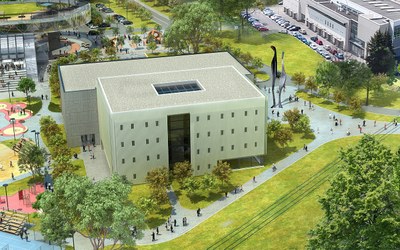 Stavba nových univerzitních budou začne v nejbližších dvou týdnech. Vizualizace:OSU