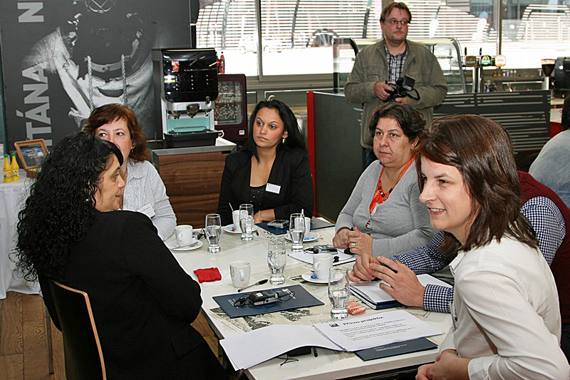 Zástupkyně ostravské společnosti Společně-Jekhetane.