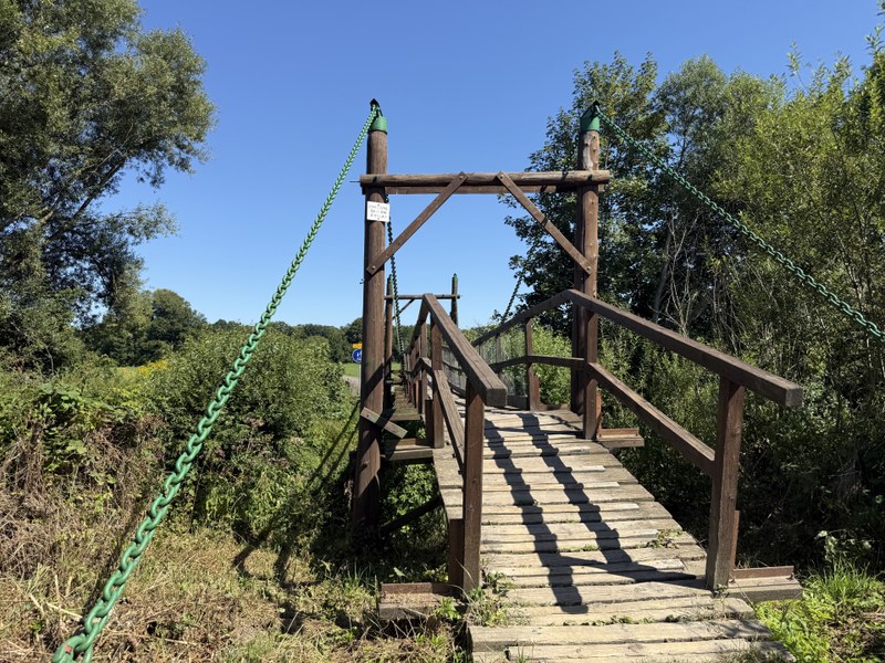 Současná lávka již není ve vyhovujícím stavu. Foto: MMO