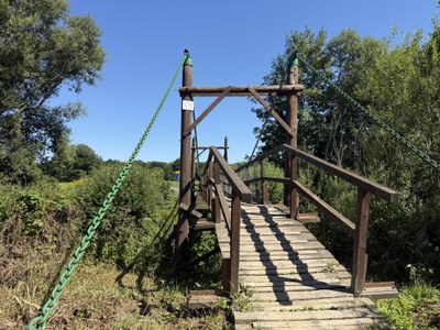 Současná lávka již není ve vyhovujícím stavu. Foto: MMO