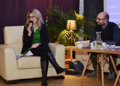 Náměstkyně primátora Kateřina Šebestové hovoří o zeleni ve městě. Foto: René Stejskal 