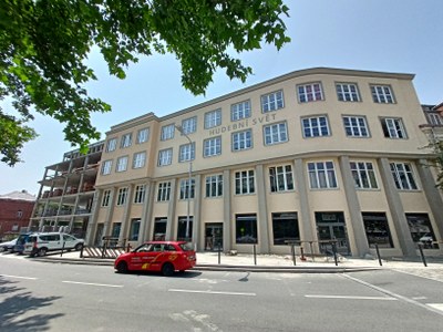 Dotační pomoci se dočkala rovněž budova Hudebního světa. Foto: Eva Lůžek