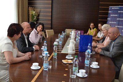 Návštěva z Košic na Nové radnici.