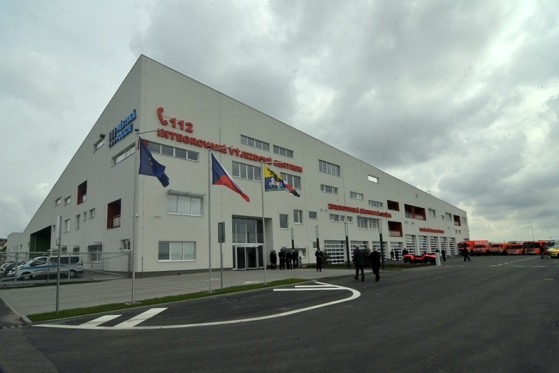 Pohled na nové IVC z příjezdové strany. 