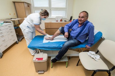 Na dermatovenerologickém oddělení MNO. Foto: J. Zerzoň
