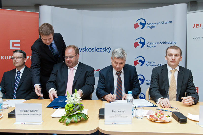 Podpis memoranda k projektu Elektromobilita