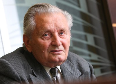 Čestný občan Ostravy Oldřich Šuleř (1924 – 2015).