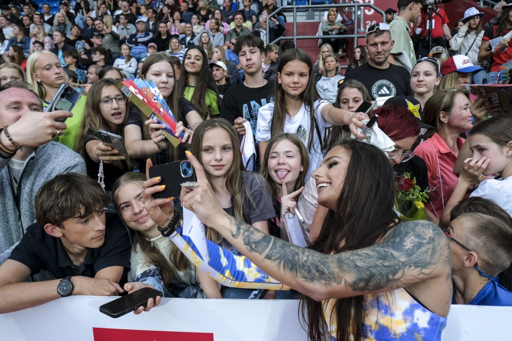 Karolína Maňasová se těšila zájmu fanoušků Karolína Maňasová se těšila zájmu fanoušků