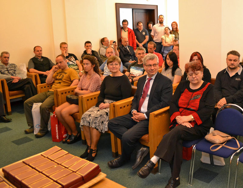 Ze slavnostního setkání v radnici