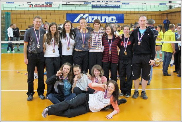Kadetky si vybojovaly úspěch ve volejbalu