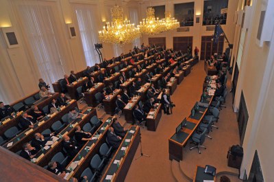 Sál zastupitelstva v Nové radnici při jednání. Foto: archiv