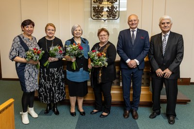 Ocenění Senioři roku s náměstkem primátora Zbyňkem Pražákem. Foto: MMO