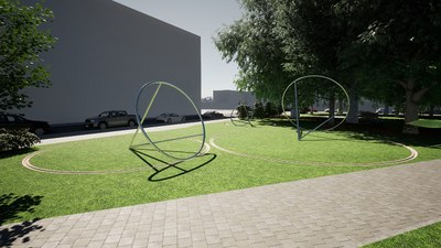 Vizualizace vzhledu nového památníku. Zdroj: Magistrát města Ostravy