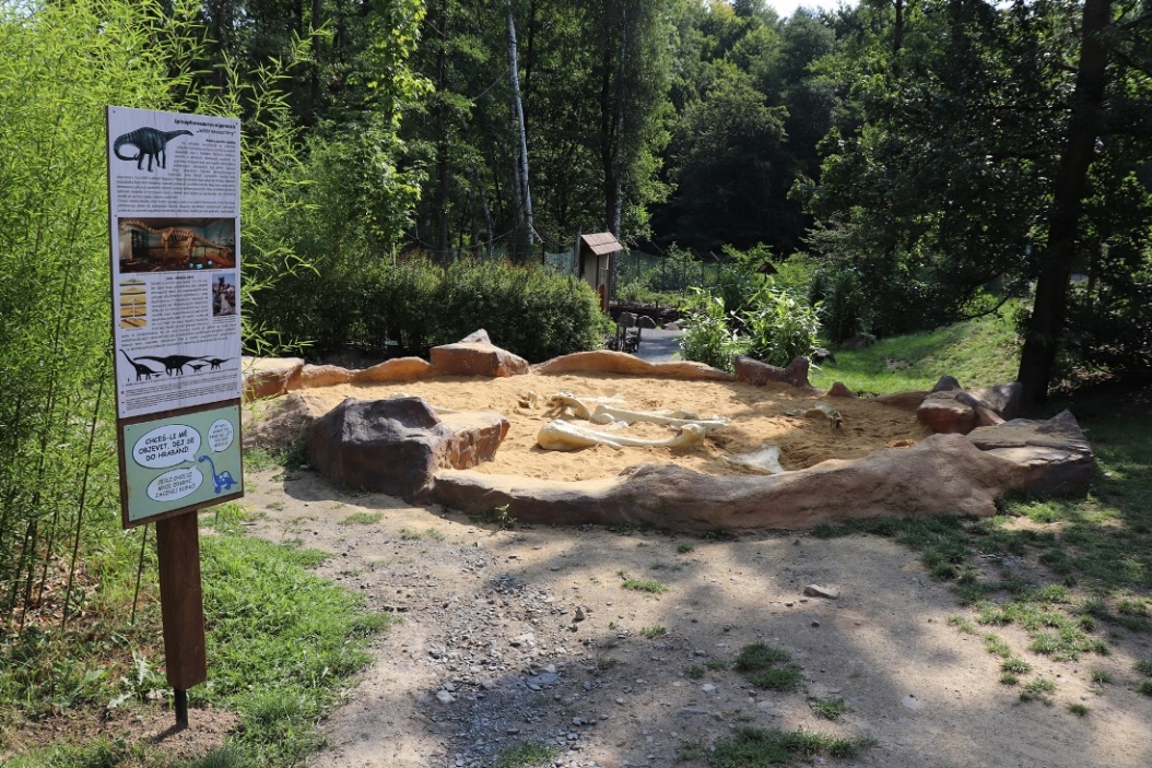 Nové paleohřiště pro děti. Foto: Zoo Ostrava Nové paleohřiště pro děti. Foto: Zoo Ostrava